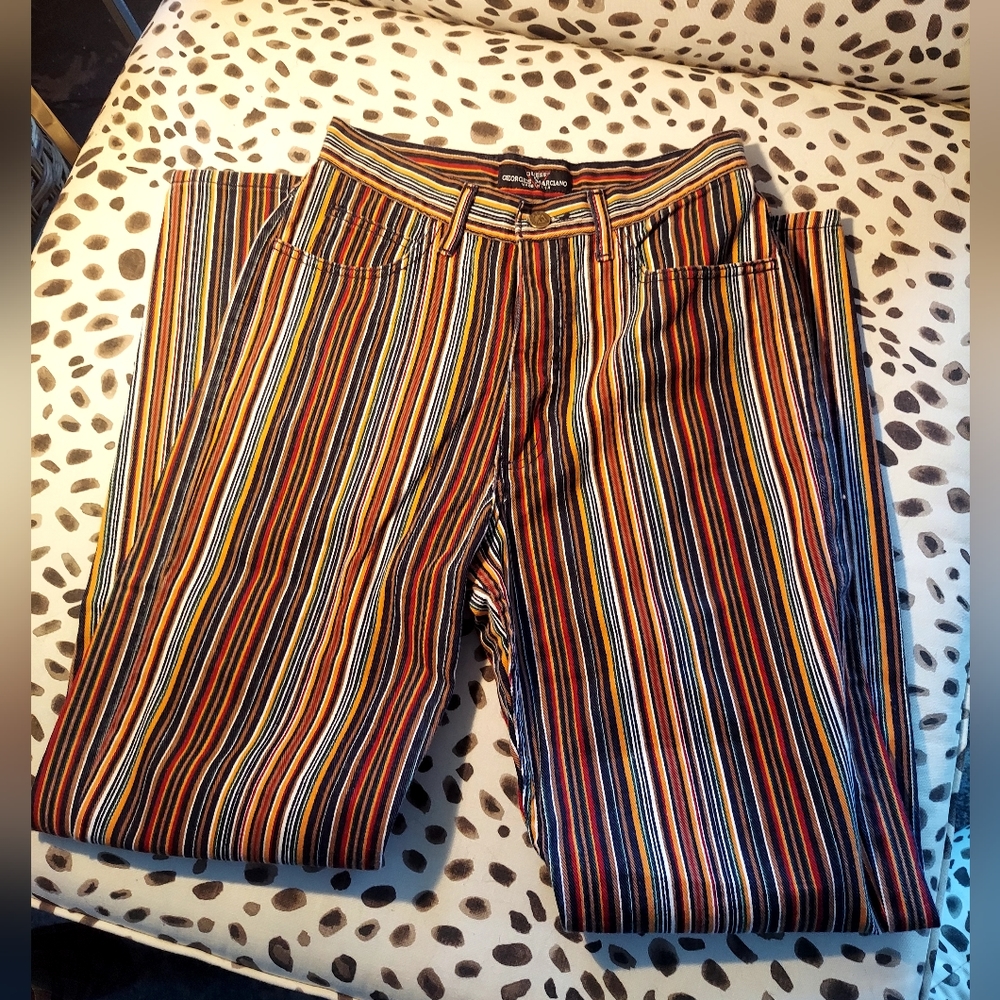 Guess Women's Striped Vintage Highrise Jeans Size 29 Never Worn